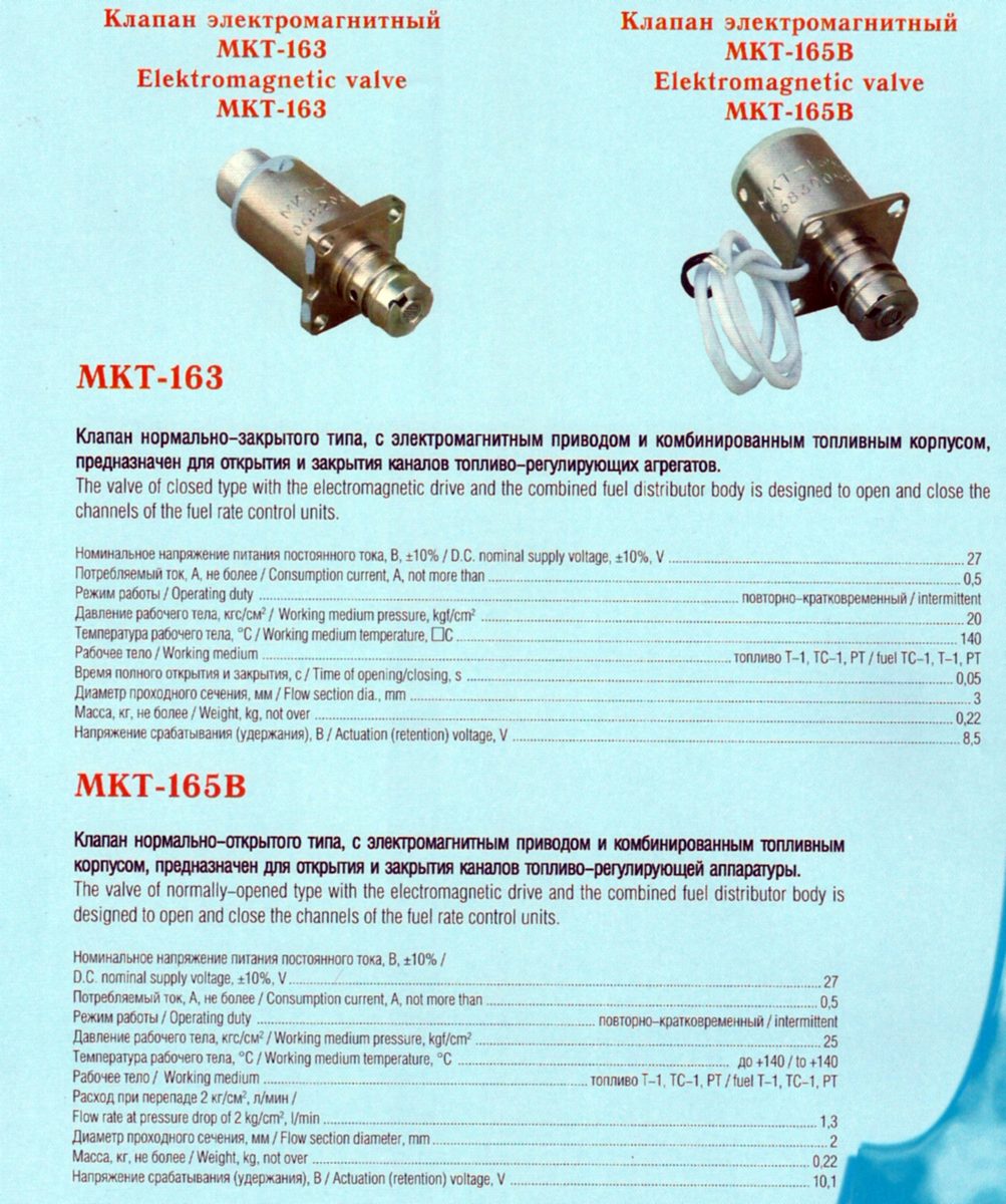 Клапан электромагнитный малогабаритный